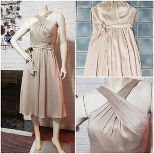 WHITE HOUSE BLACK MARKET | Cross Back Midi Dress